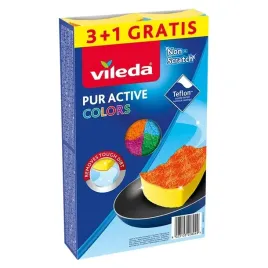 vileda-pur-active-colors-zmywak-do-naczyn-teflonu-4-sztuki