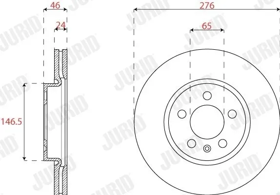 tarcza-ham-audi-a1-18-waga-produktu-6-45-kg