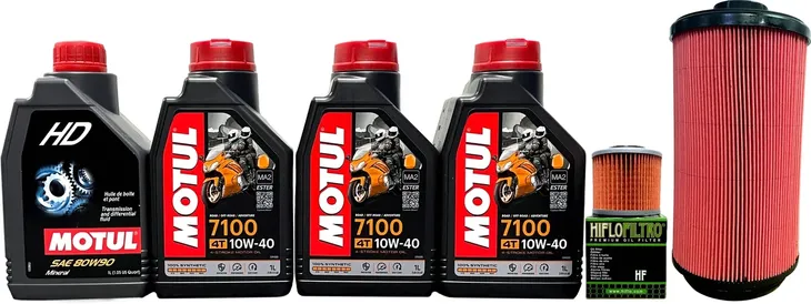 Oleje Filtry LONCIN XWOLF 550 Zestaw serwisowy MOTUL + filtr powietrza