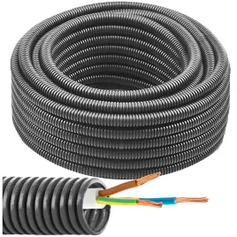 peszel-do-kabli-przewodow-rura-karbowana-szara-pvc-32-25-320n-krazek-25m