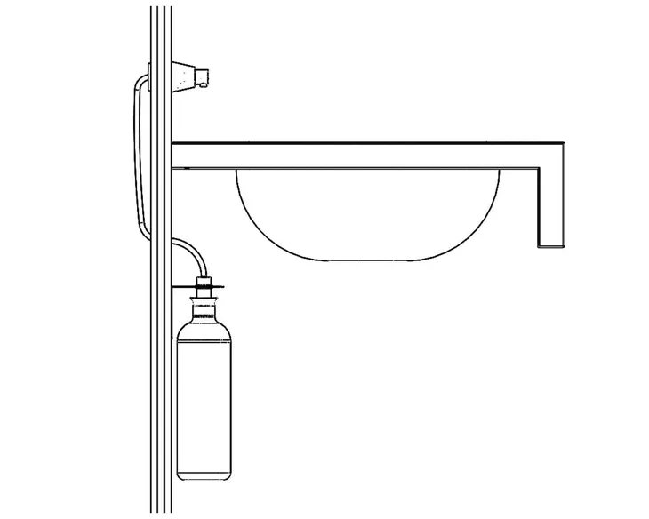 dozownik-mydla-scienny-walec-polerowany-merida-dwp104-marka-merida-stan-nowy