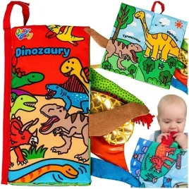 ksiazeczka-sensoryczna-edukacyjna-materialowa-dinozaury-wystajace-ogonki