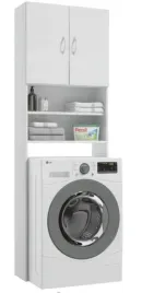 szafka-nad-pralke-64x189x25cm-bialy-regal-lazienkowy-laminowany