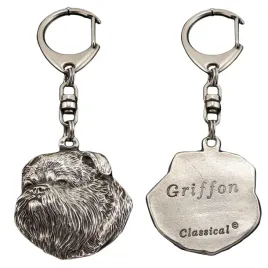gryfonik-brukselski-griffon-bruxellois-i-posrebrzany-brelok-do-kluczy-z
