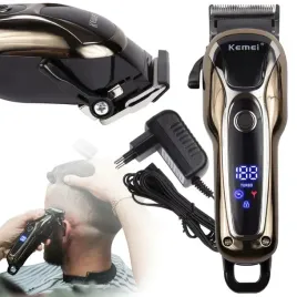 bezprzewodowa-maszynka-do-wlosow-kemei-barber-usb