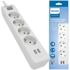 listwa-zasilajaca-philips-rozgaleziacz-4-gniazda-2x-usb-24a-przewod-2m