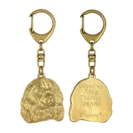 cavalier-king-charles-spaniel-pozlocony-brelok-do-kluczy-z-psem-ozdoba-t
