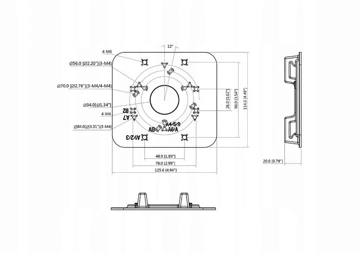 uchwyt-slupowy-dahua-pfa152-e