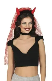 opaska-z-welonem-czarna-czerwona-pannna-mloda-dbialica-halloween-diabel