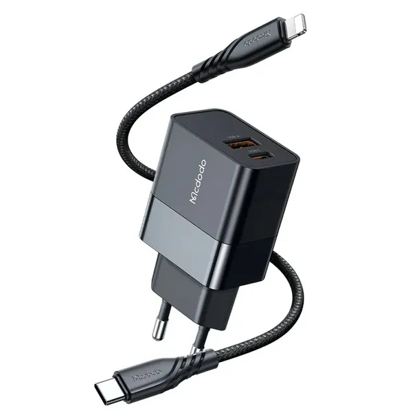 mcdodo-ladowarka-usb-usb-c-20w-kabel-do-iphone-stan-nowy-zlacza-inne