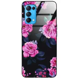 etui-do-oppo-reno-5-glass-kwiaty-natura-mix-wzory