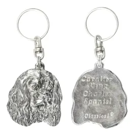cavalier-king-charles-spaniel-posrebrzany-brelok-z-psem-w-pudelku-ozdobny