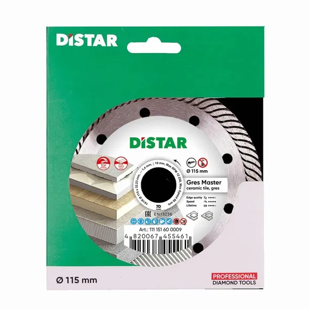 tarcza-diamentowa-distar-115x14x2223-gres-master-seria-hard-ceramics-advanced