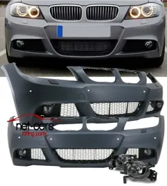 zderzak-przod-bmw-e90-91-08-12-lci-m-pakiet-pdc-swr-m3-halogeny