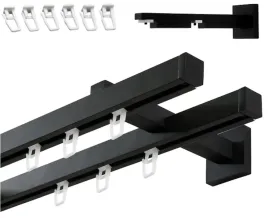 karnisz-kwadratowy-loft-podwojny-20-20mm-czarny-mat-390cm-szyna-z-agrafkami