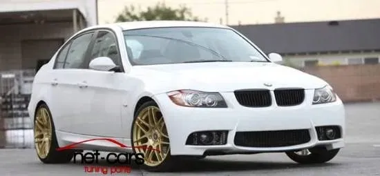 kratki-halogenow-bmw-e90-e91-zderzak-look-m3-kolor-czarny