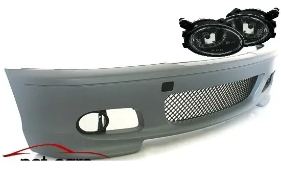BMW E46 ZDERZAK PRZOD TYL SEDAN M PAKIET HALOGENY DYFUZOR KOMPLET