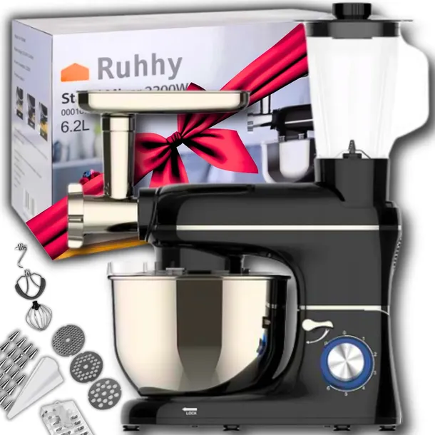 Robot Kuchenny Planetarny Z Blenderem Mikser Blender 2200W Na Prezent