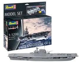 model-do-sklejania-revell-uss-enterprise-cv-6-farby-klej