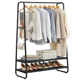 stojacy-wieszak-na-ubrania-lawka-garderoba-2-polki-hebanowa-czern-160-cm