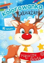 kolorowanka-z-tatuazami-magiczne-swieta-mikolaj-choinka-16-tatuazy-prezent