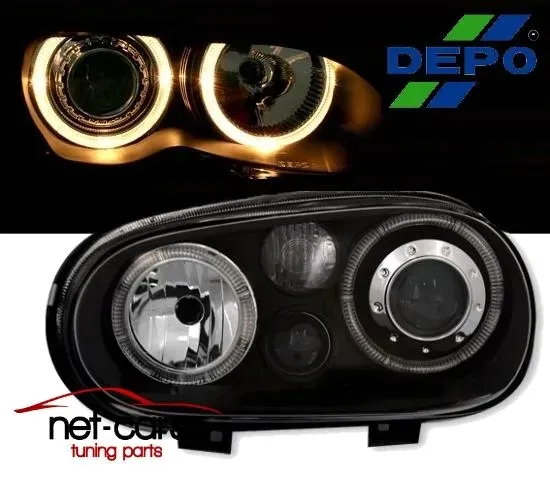 REFLEKTORY LAMPY VW GOLF 4 IV ANGELEYES HALOGEN B