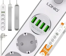 listwa-zasilajaca-4-gniazda-4x-usb-przedluzacz