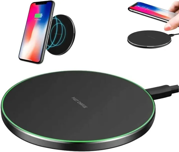 Ładowarka Indukcyjna iPhone Samsung 15W QI Mocna Bezprzewodowa Fast Charge