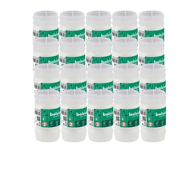 BOLSIUS WKŁADY DO ZNICZY NA GRÓB 11CM 2 DNI SPALANIA NA GRÓB x20SZT.
