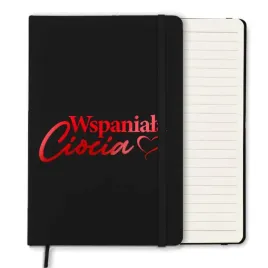 notes-czarny-z-gumka-a5-linie-na-prezent-dla-wspanialej-cioci-red-wzorow