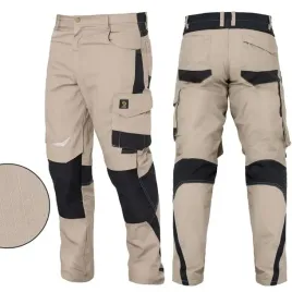spodnie-robocze-meskie-monterskie-do-pasa-wzmacniane-odblaski-bhp-khaki