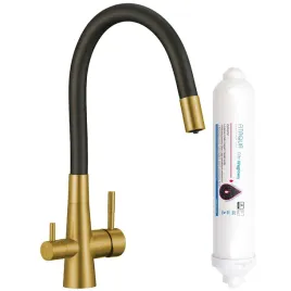bateria-zlewozmywakowa-z-elastyczna-wylewka-filtr-amii-zlota-riveco-laveo