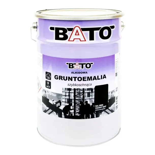 GRUNTOEMALIA SZYBKOSCHNĄCA BIAŁA RAL 9003 5L BATO