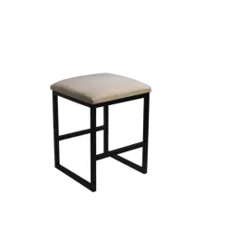 nowoczesny-stolek-taboret-metalowy-tapicerowany-pl