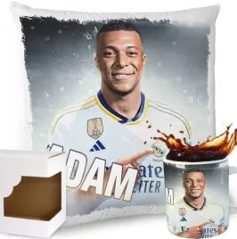 zestaw-poduszka-kubek-kylian-mbappe-real-madrid-prezent-dla-dziecka-imie