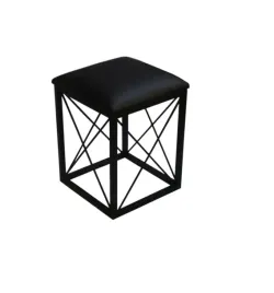 nowoczesny-stolek-taboret-metalowy-tapicerowany-pl