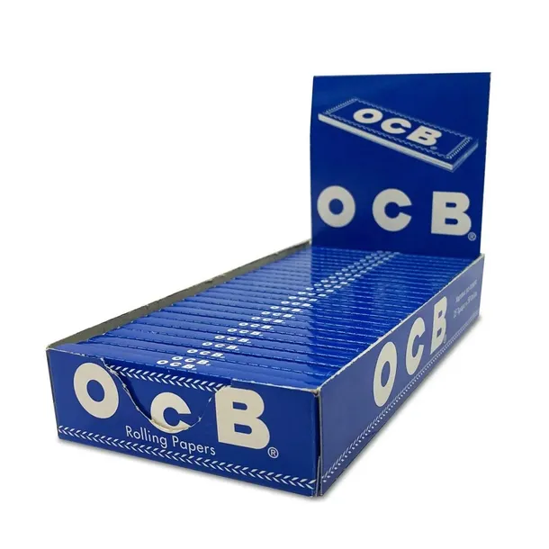 Bibułki bletki OCB niebieskie blue 50 listków BOX 25szt