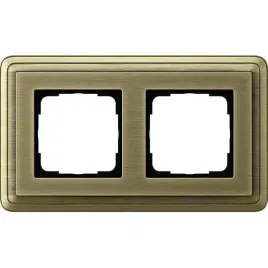 gira-classix-ramka-podwojna-braz-0212621