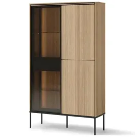 witryna-podswietlana-przeszklona-galbota-led-komoda-dab-czarny-vi-01