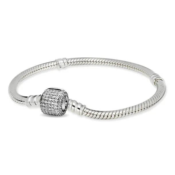 Bransoletka Pandora Moments - Zapięcie z cyrkoniami 590723CZ 17 cm