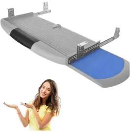 polka-pod-klawiature-z-myszka-do-biurka-wysuwana-szuflada-klawiatury-szara