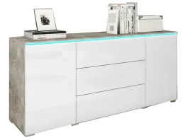 komoda-vera-150-x-39-x-68cm-beton-bialy-polysk-szuflady-polki-regulowane