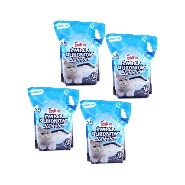 CHICO żwirek SILIKONOWY dla kota 4x7,6L