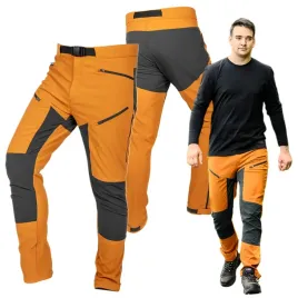 neo-spodnie-robocze-outdoor-4-way-stretch-musztardowo-szare-81-292-r-s