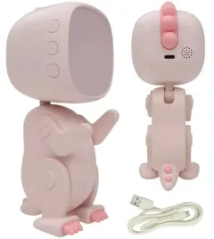 zegar-elektroniczny-cyfrowy-budzik-dla-dziecka-robo-dino-rozowy-ecolight