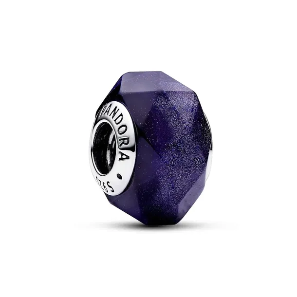 Charms Pandora - Fasetowane Niebieskie szkło Murano 792984C00