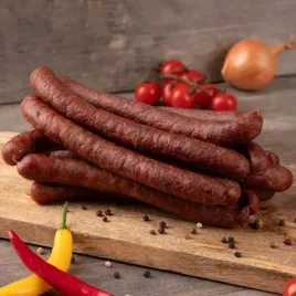Zdjęcie produktu Kiełbasa Frankfurterka 300g wędzona NATURALNIE dymem wiejska z Wielkopolski