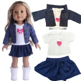 ubranko-dla-lalki-komplet-jeansowy-spodniczka-kurtka-bluzeczka-ciuszki-45cm