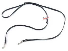 smycz-psa-tasma-regulowana-13mm-110-185cm-czarna