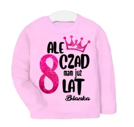 bluzka-urodziny-ale-czad-mam-8-lat-imie-r-140